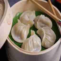 Mushroom steamed momo