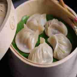 Chicken tikka steamed momo