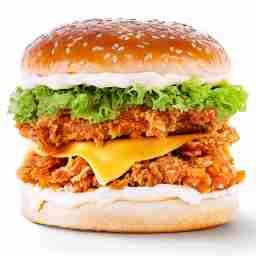 Double-up classic burger