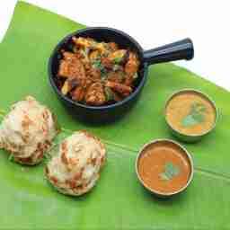 Bun Parotta with pallipalayam chicken