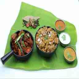 Chicken Birotta With Chettinad Chicken