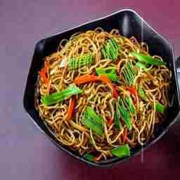 Veg Hongkong Style Fried Noodles