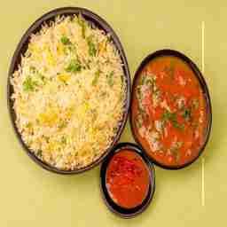 Egg Triple Schezwan Rice