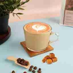 Salted Caramel Hot Latte