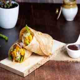 Kk paneer tikka roll