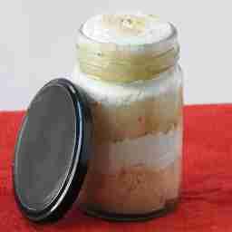 Kk litchee jar cake
