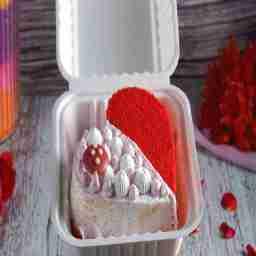 Kk red velvet heart cake bento [200 gms]