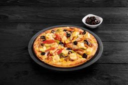 Fresh veggie special pizza
