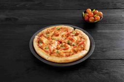Schezwan chicken pizza