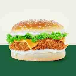 Classic crispy chicken burger
