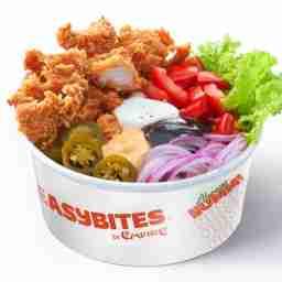 Popcorn chicken salad