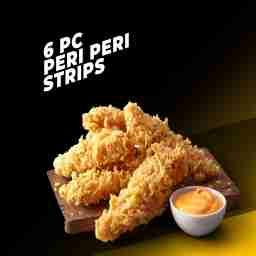 Peri peri chicken strips - 6 pc