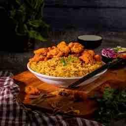 Chicken Popcorn Rice Bowl