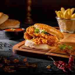 Crispy Fried Chicken Burger