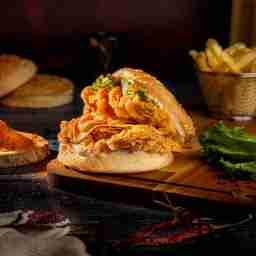 Crispy Fried Double Decker Burger