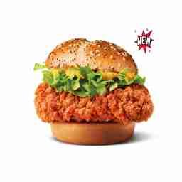 Tandoori chicken burger