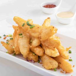 Baby corn tempura
