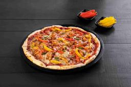 Bbq'd pollo chicken large pizza