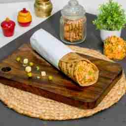 Matar paneer jumbo roll