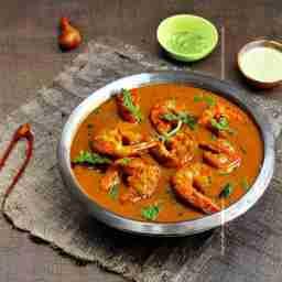 Varutharacha Prawns Curry