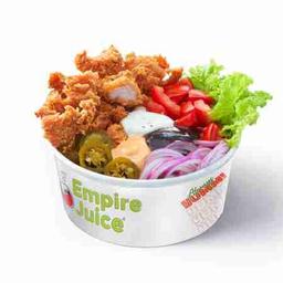 Popcorn chicken salad