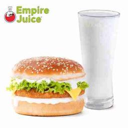 Veg burger meal
