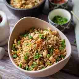 Chicken Burn Garlic Fried Rice