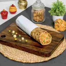 Matar paneer jumbo roll