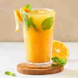 Orange mint mojito