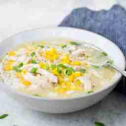 Sweet Corn Chicken Soup