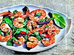 Prawns Thai Chilli Basil (Dry)