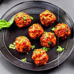 Vegetable Balls In Hot Garlic Sauce