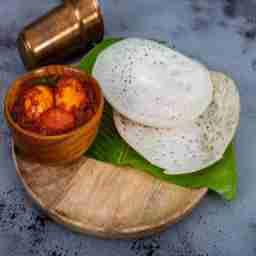 Appam With Egg Roast