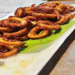 Squid Onion Fry