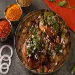 Aloo Tikki With Chana