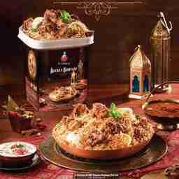 Bucket chicken biryani