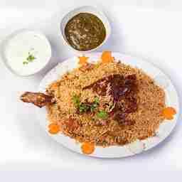 Raan biryani (mutton biryani) (full)