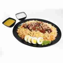 Grilled mutton biryani