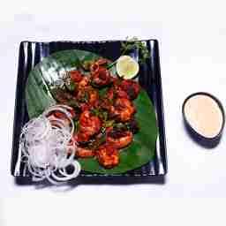 Hot chilly prawns