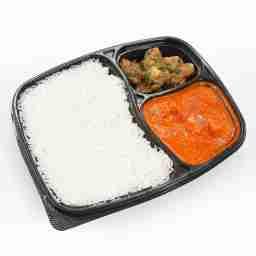 Ghee rice with paneer butter masala & gobi manchurian