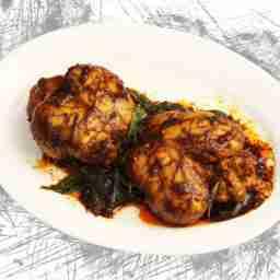 Mutton brain dry fry