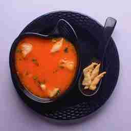 Tomato dhanya shorbha (punjabi)