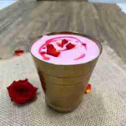 Gulab (rose) lassi