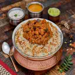 Chicken boneless bagara bucket biryani