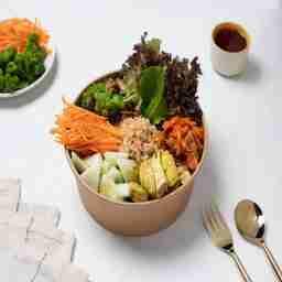 Kimchi Chicken Bowl (pro-biotics,boost Metabolism,vitamin B6 & K)