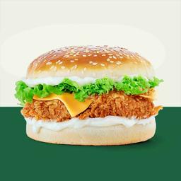 Classic crispy chicken burger
