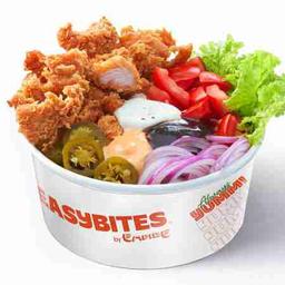 Popcorn chicken salad