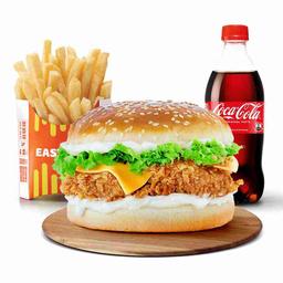 Easy solo burger meal