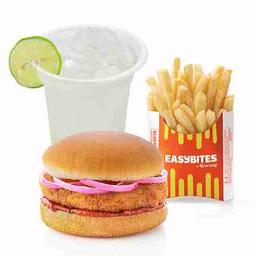 Aloo tikki masti burger meal