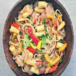 Baby Corn Noodles